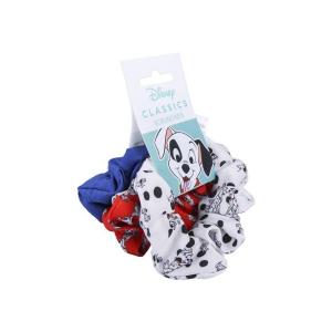 ACCESSORI CAPELLI ELASTICO PER CAPELLI IN TELA 3 PZ DISNEY 101 DALMATA
