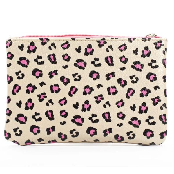 PORTAMONETE 12X18 WILD TRI-COASTAL KIDS LEOPARDO